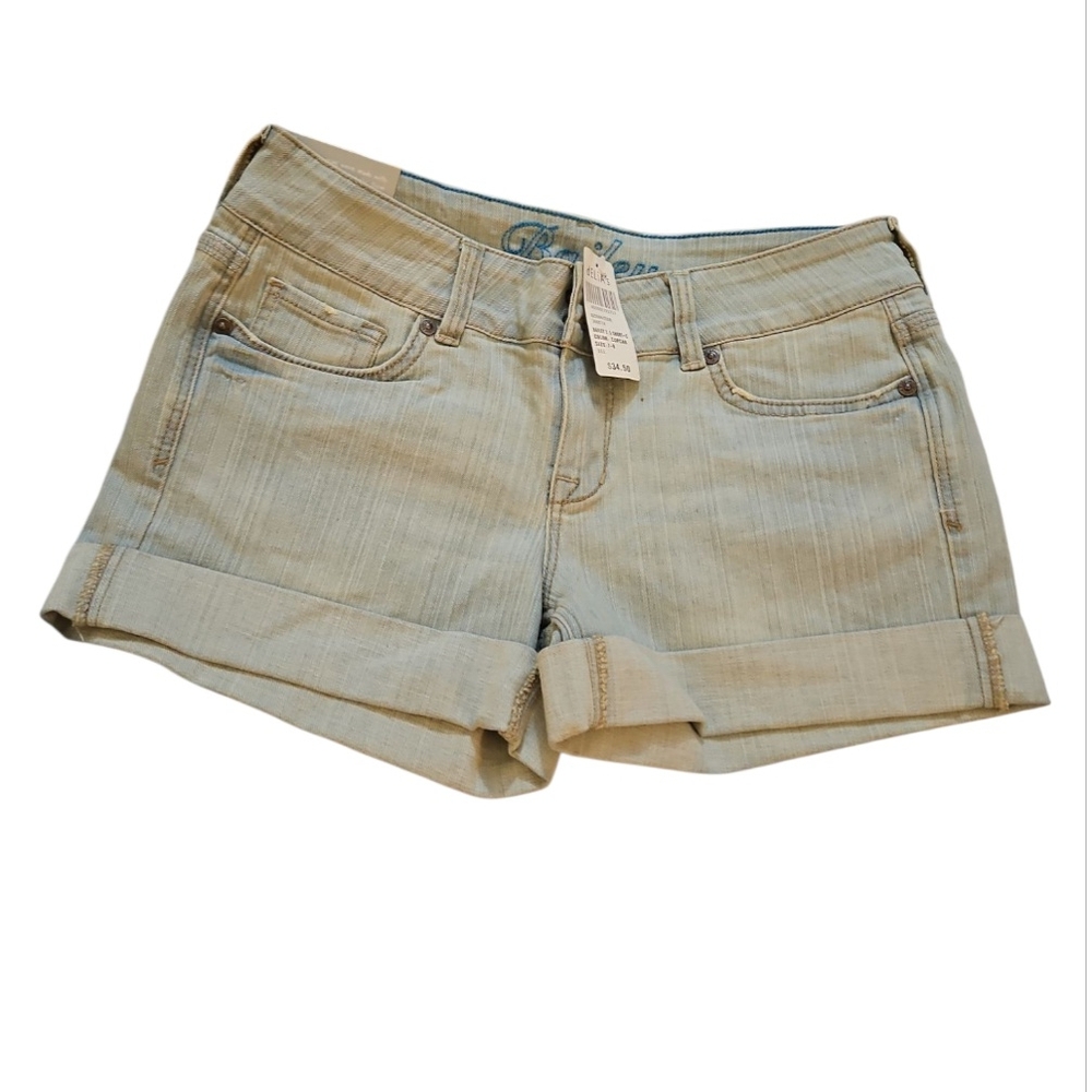 Women's Light Tan Denim Shorts